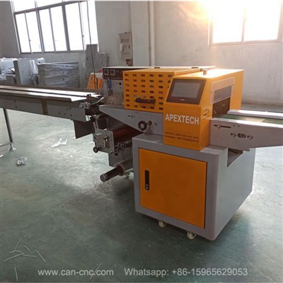 APEXTECH-350 Flow-saippuapakkauskone toimii hyvin